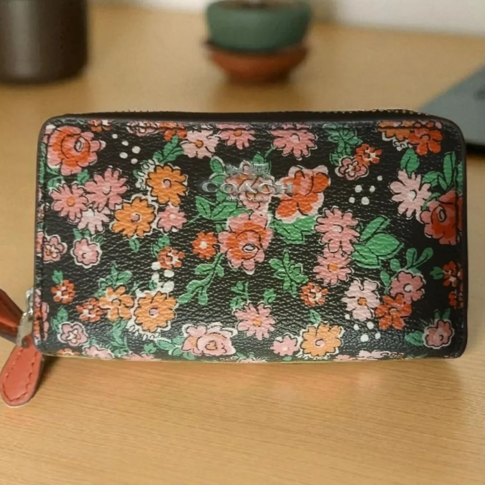 🔥LOW START🔥Coach Sierra Posey Cluster Floral Satchel & Wallet SET(2) - Picture 7 of 9